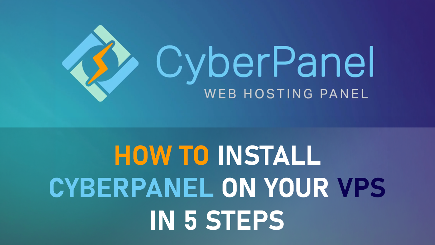 Install CyberPanel on DeeDeeHost VPS
